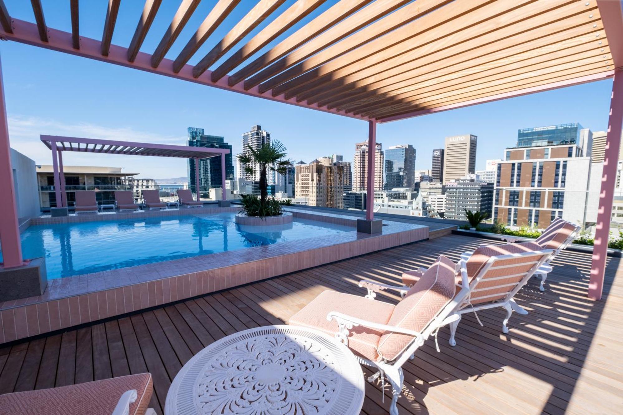 The Rose 604: Central Studio With Rooftop Pool ケープタウン エクステリア 写真